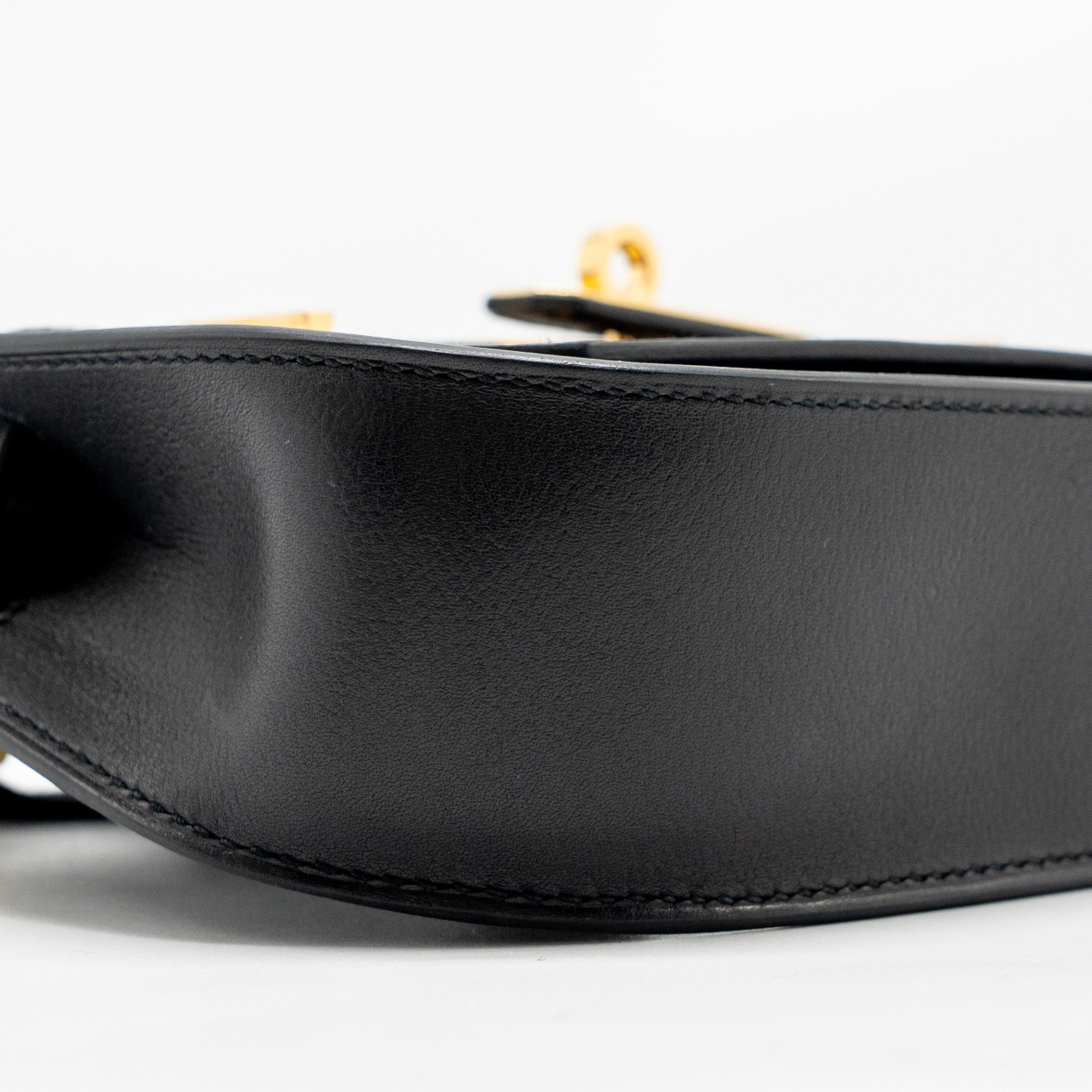 HERMES MINI JYPSIERE EVERGRAIN BLACK GHW