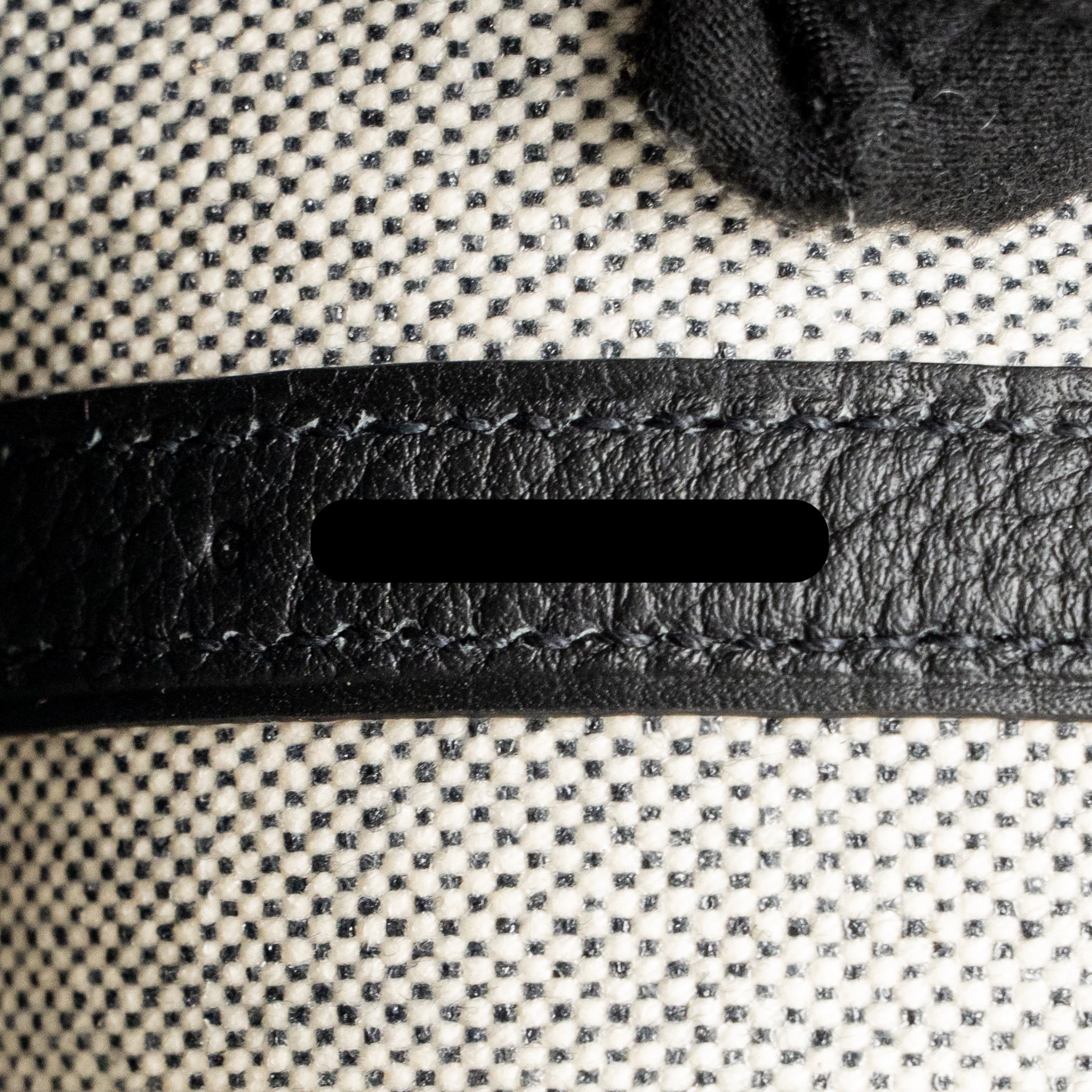 HERMES NEO GARDEN PARTY 23 NEGONDA/CANVAS ECRU/BLACK SHW