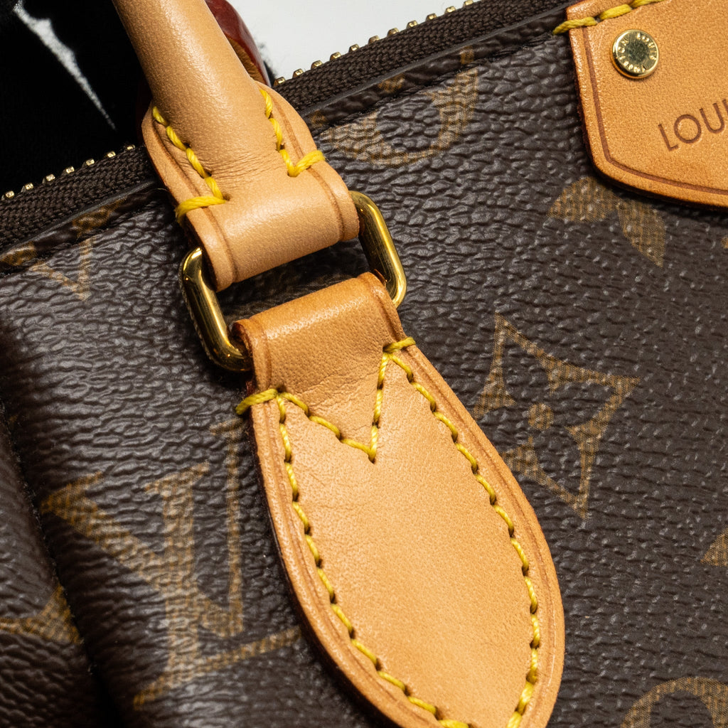 LOUIS VUITTON TURENNE PM BAG MONOGRAM CANVAS BROWN GHW