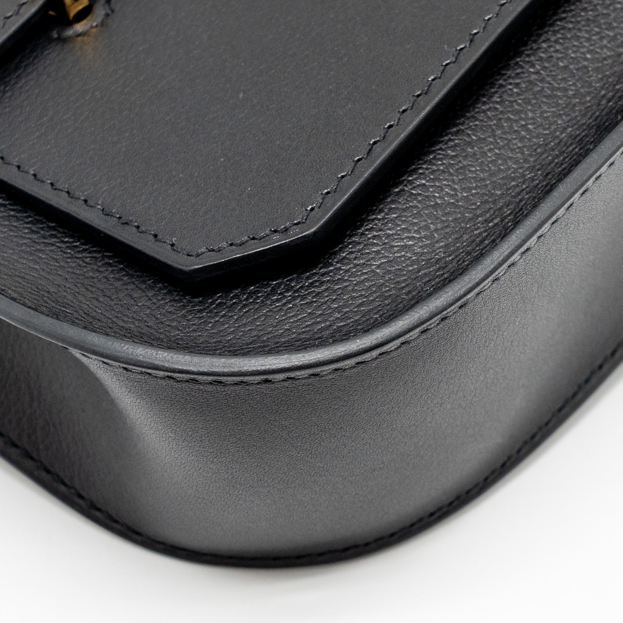 HERMES MINI JYPSIERE EVERGRAIN BLACK GHW