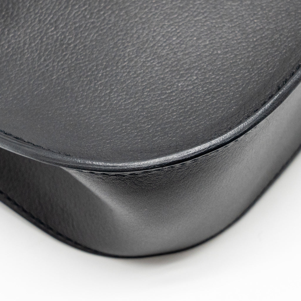 HERMES MINI JYPSIERE EVERGRAIN BLACK GHW