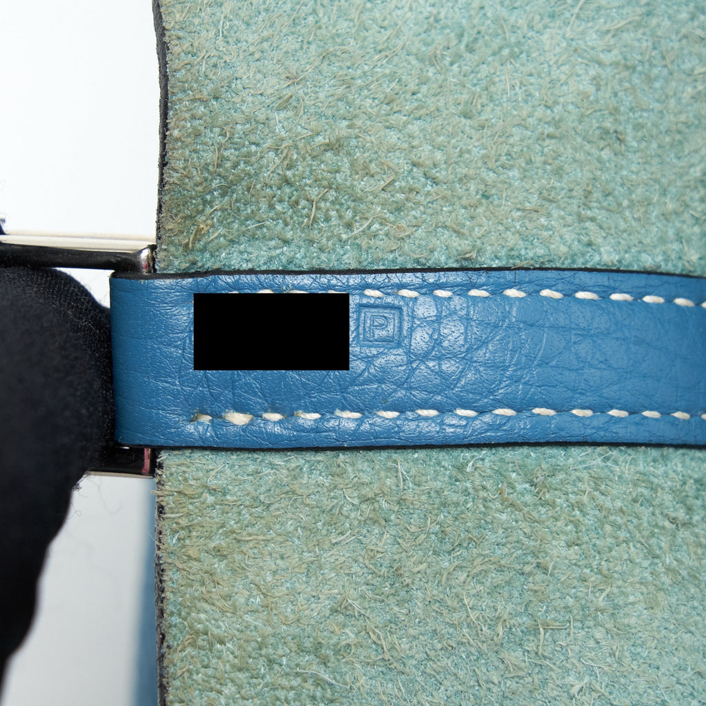 HERMES PICOTIN 18 LOCK BAG CLEMENCE BLUE JEANS SHW