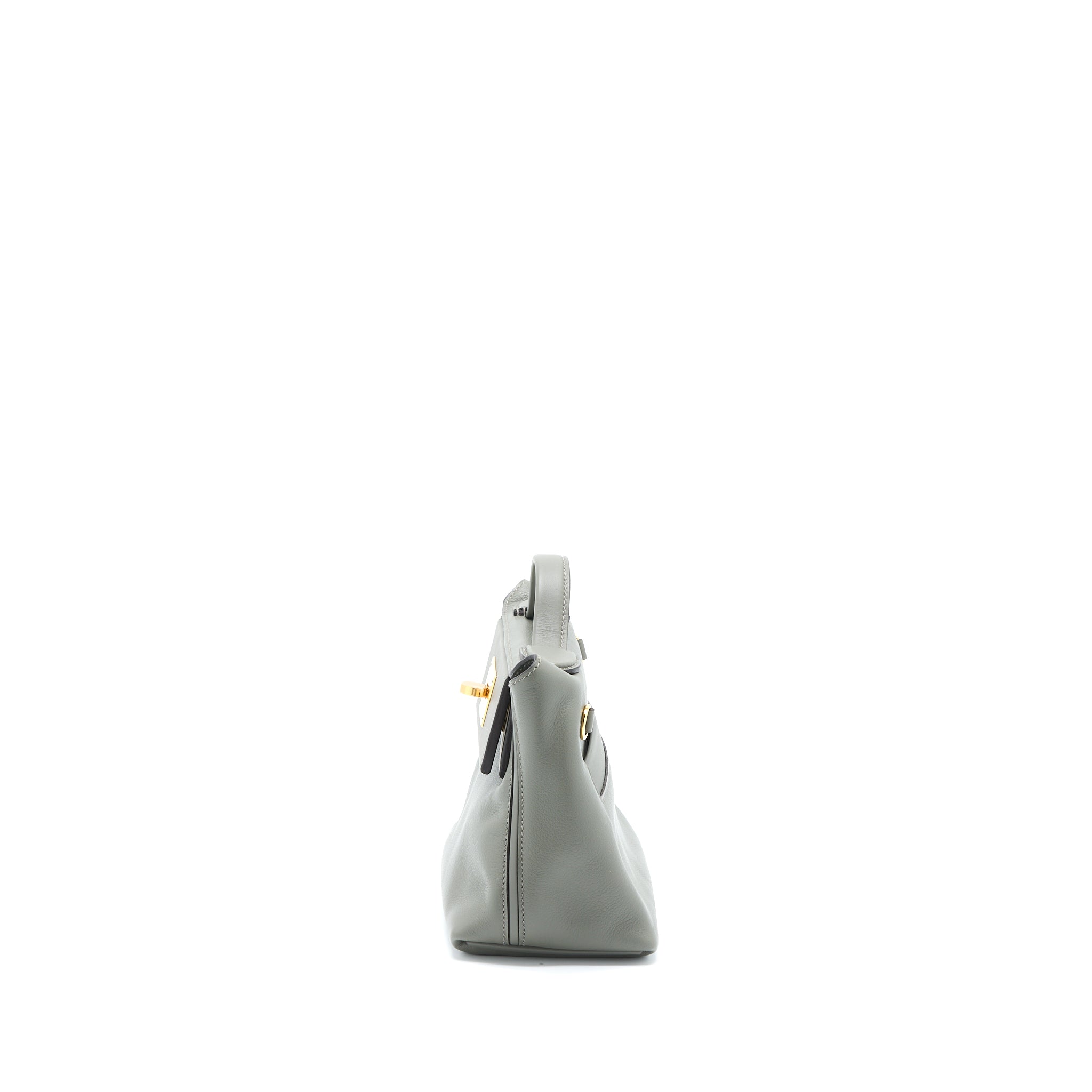 HERMES MINI 24/24 2424-21 BAG EVERCOLOR / SWIFT GRIS MEYER GHW