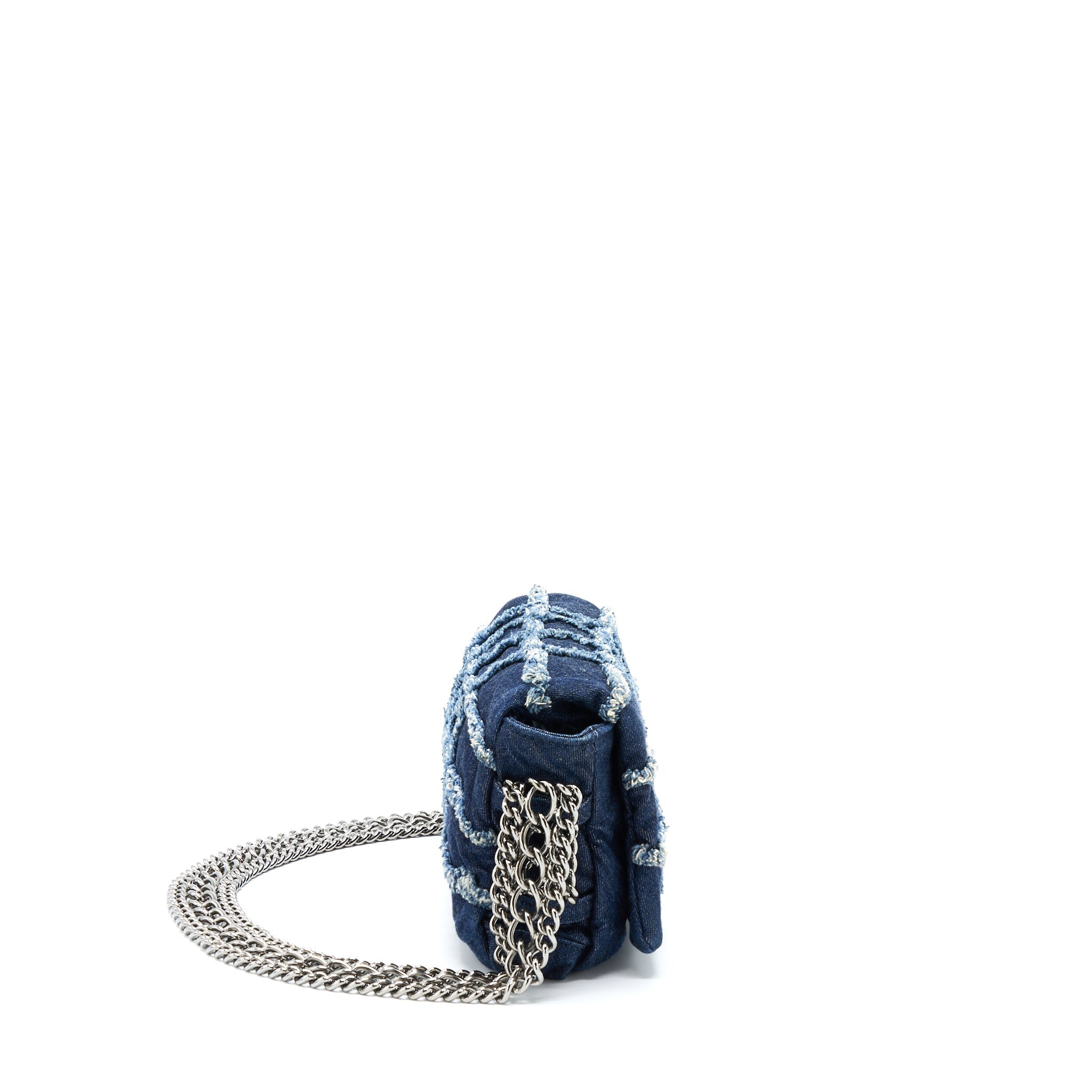 CHANEL SMALL DENIM SHOULDER BAG SHW