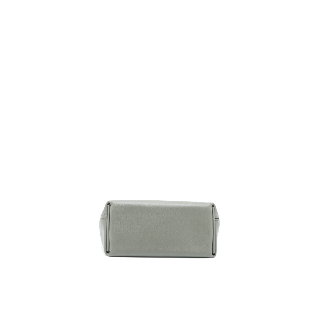 HERMES MINI 24/24 2424-21 BAG EVERCOLOR / SWIFT GRIS MEYER GHW