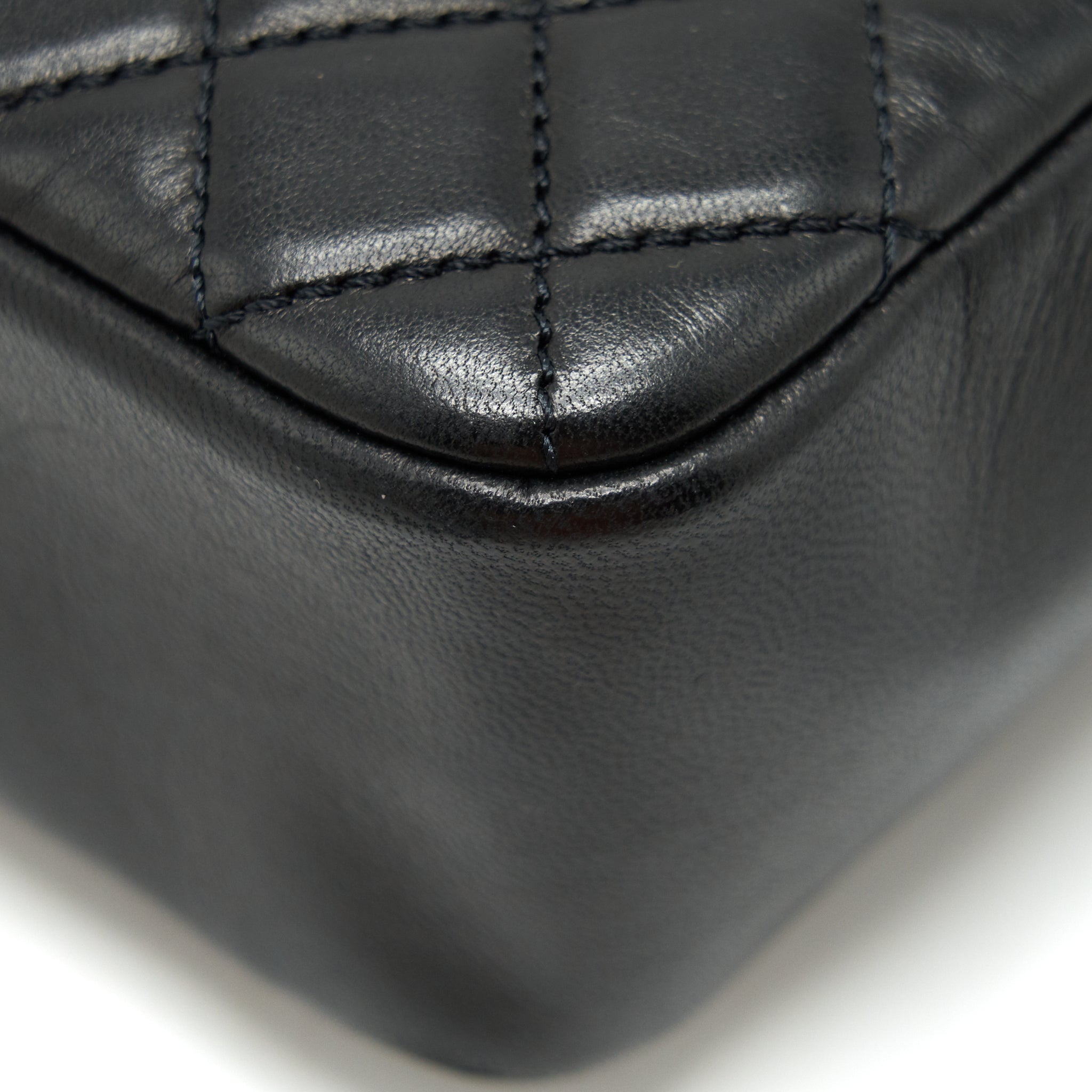 CHANEL WESTMINSTER SHOULDER BAG LAMBSKIN BLACK LGHW