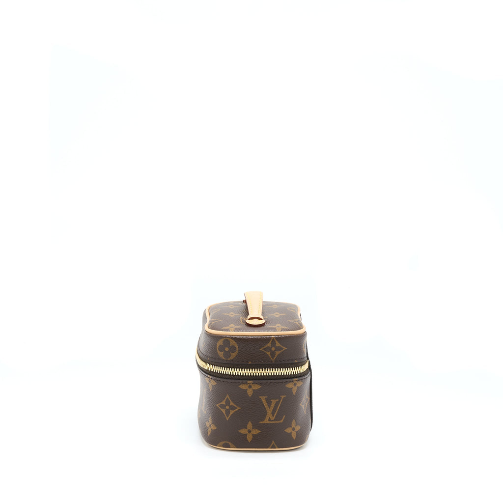 LOUIS VUITTON NICE NANO TOILETRY POUCH MONOGRAM CANVAS GHW