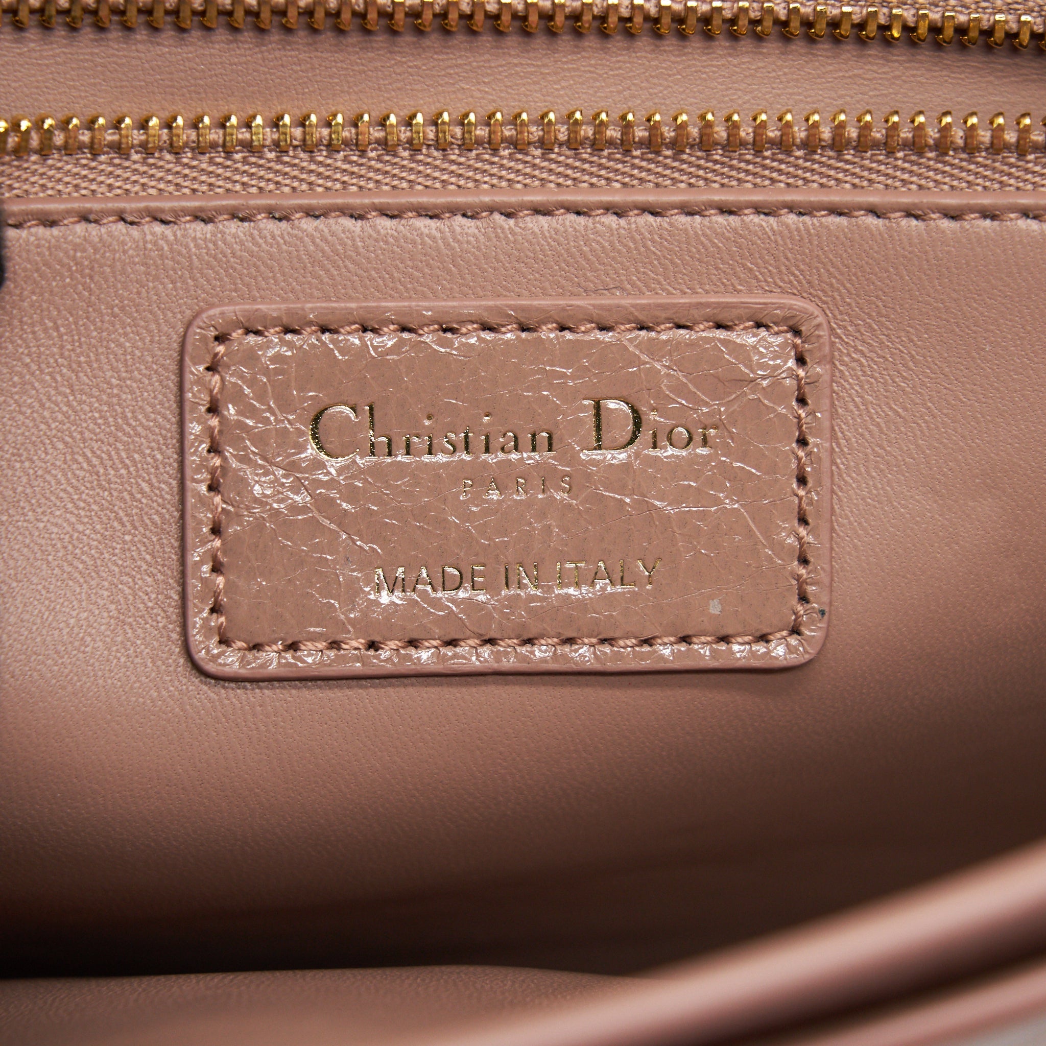 DIOR 30 MONTAIGNE LEATHER CLUTCH BAG WITH CHAIN