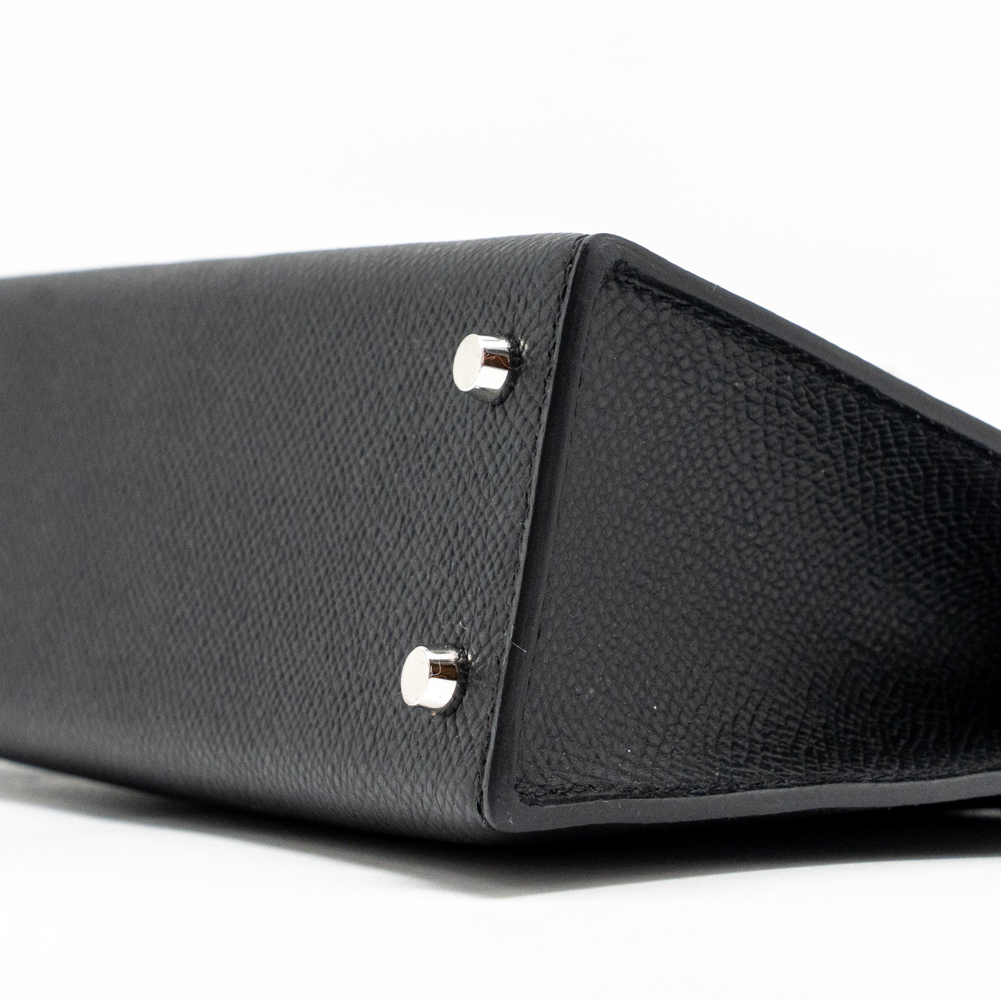 HERMES MINI KELLY II SPECIAL ORDER EPSOM BLACK SHW