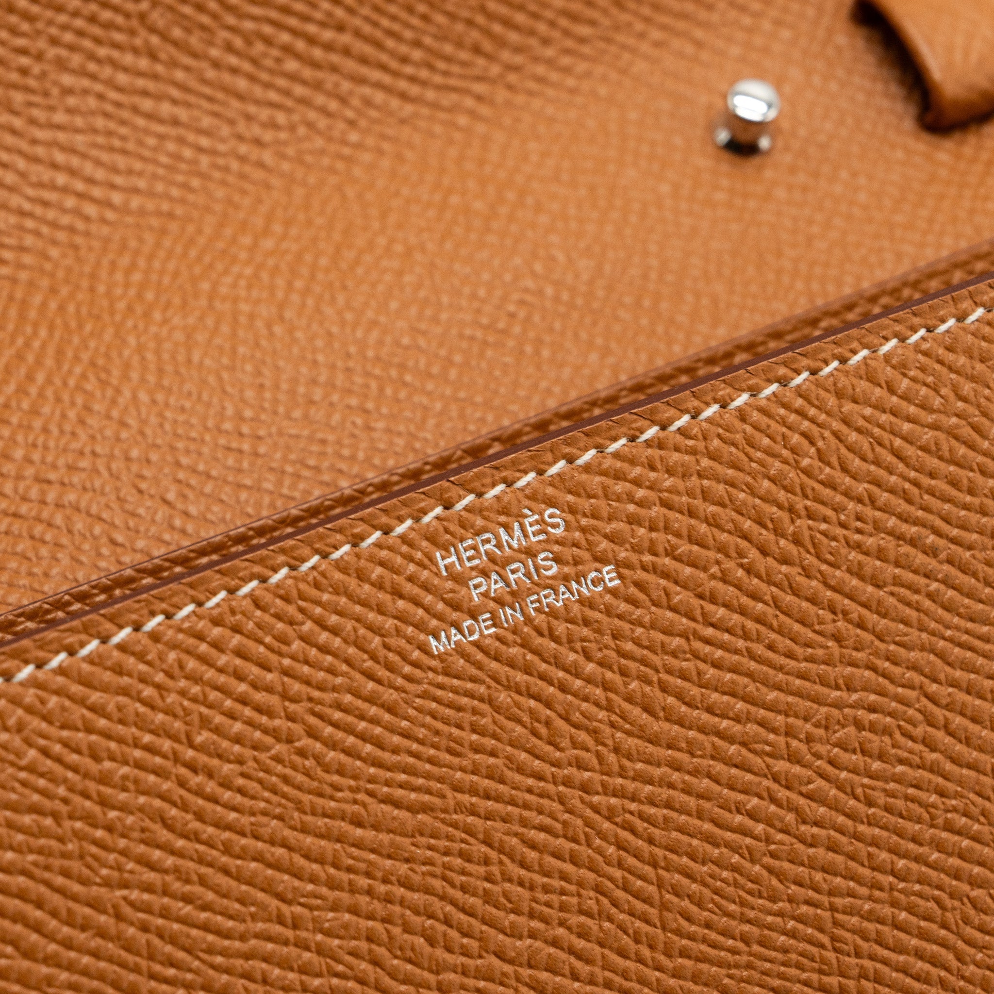 HERMES CLIC 16 WALLET EPSOM GOLD SHW
