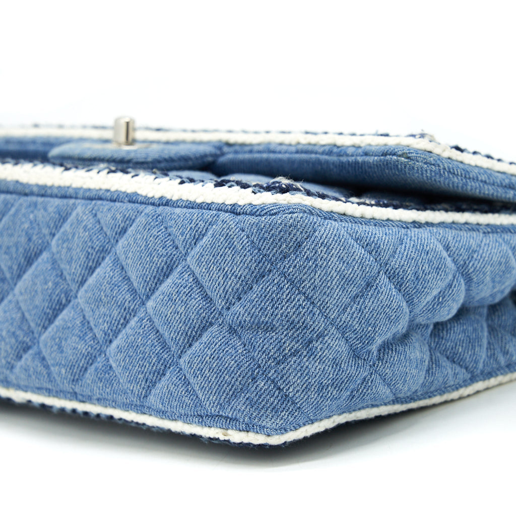 CHANEL CLASSIC FLAP MEDIUM DENIM SHW