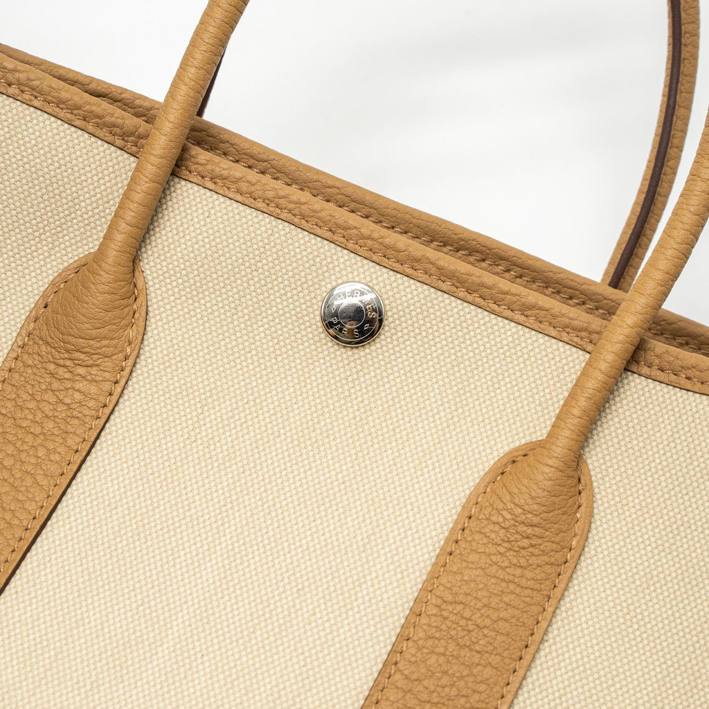 HERMES GARDEN PARTY 30 NEGONDA/CANVAS BISCUIT/BETON SHW