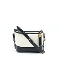 CHANEL SMALL GABRIELLE HOBO BAG WHITE/BLACK MULTICOLOUR HARDWARE
