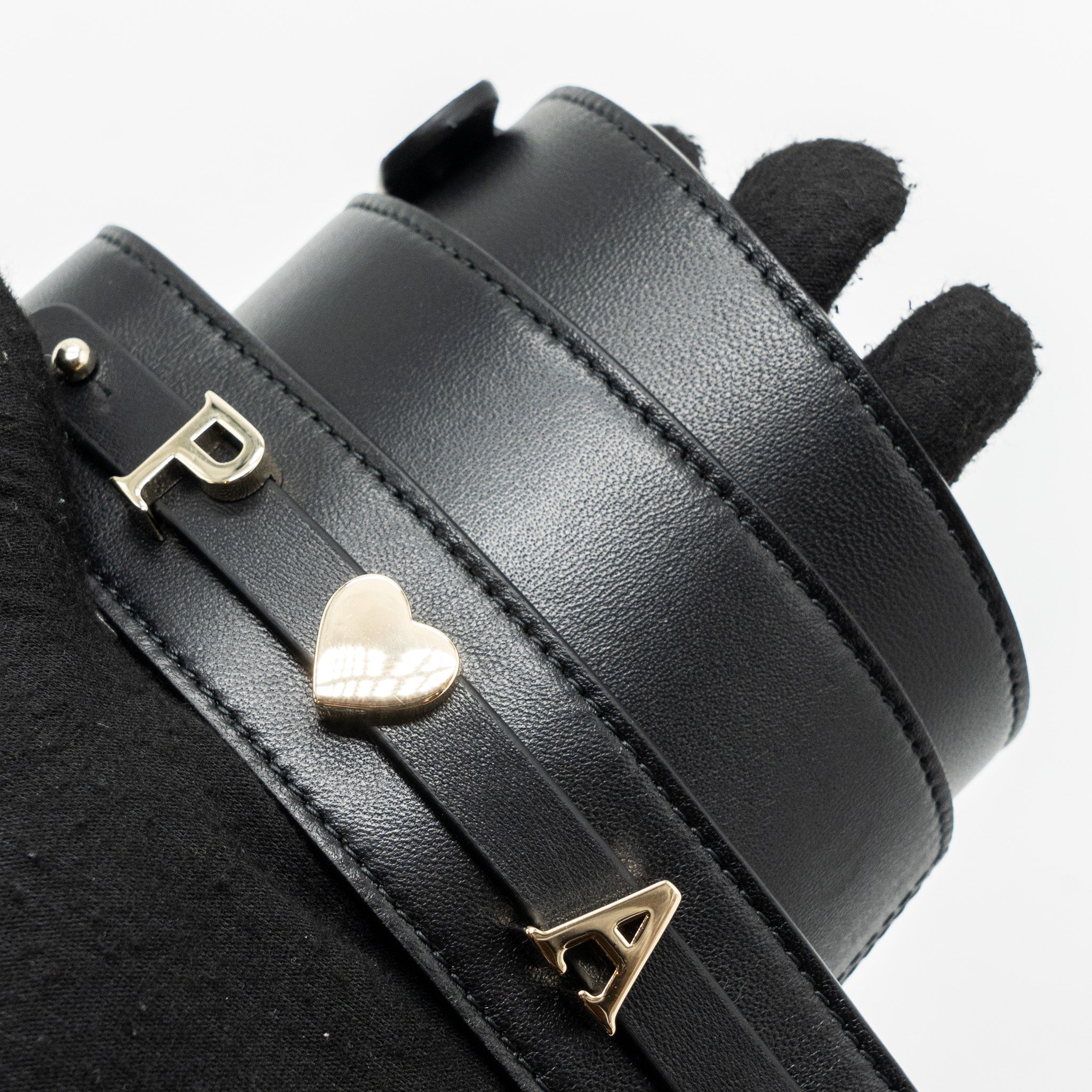 DIOR SMALL LADY DIOR LAMBSKIN BLACK LGHW