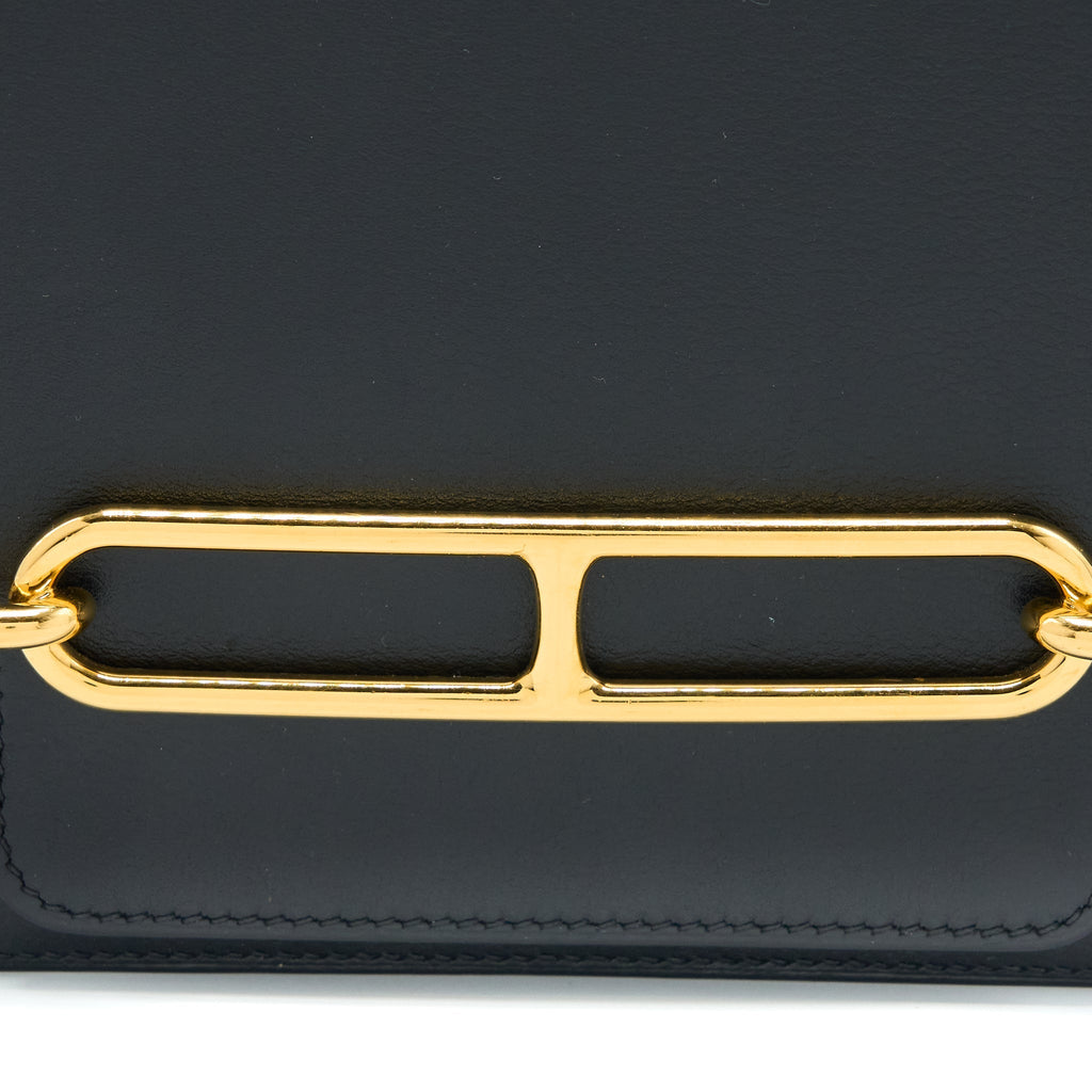 HERMES MINI ROULIS EVERCOLOR BLACK GHW