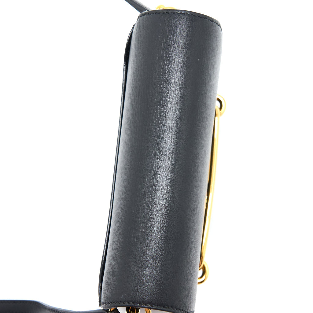 HERMES MINI ROULIS EVERCOLOR BLACK GHW