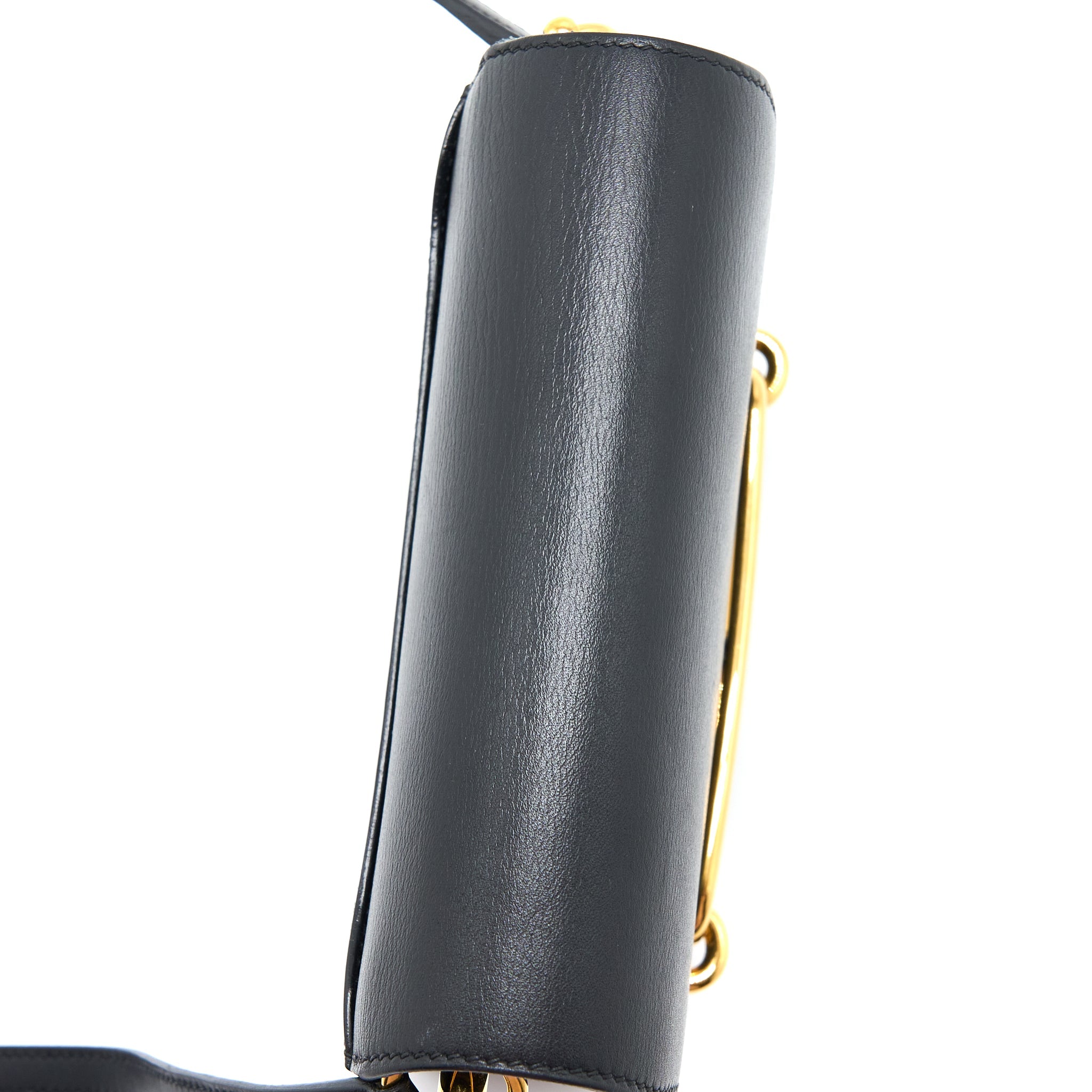 HERMES MINI ROULIS EVERCOLOR BLACK GHW