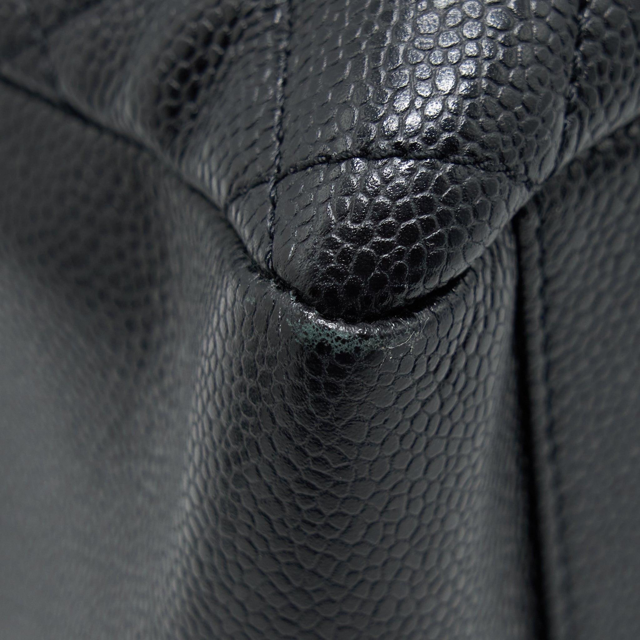 CHANEL GRAND SHOPPING TOTE BAG CAVIAR BLACK SHW
