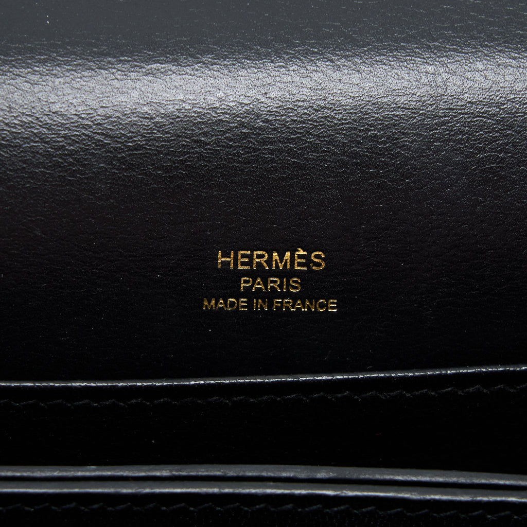 HERMES MINI ROULIS EVERCOLOR BLACK GHW