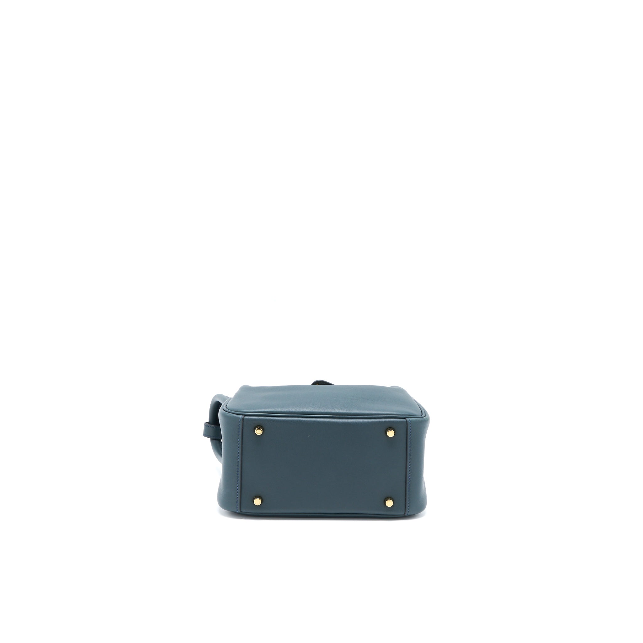 HERMES MINI LINDY SWIFT V0 VERT ROUSSEAU GHW