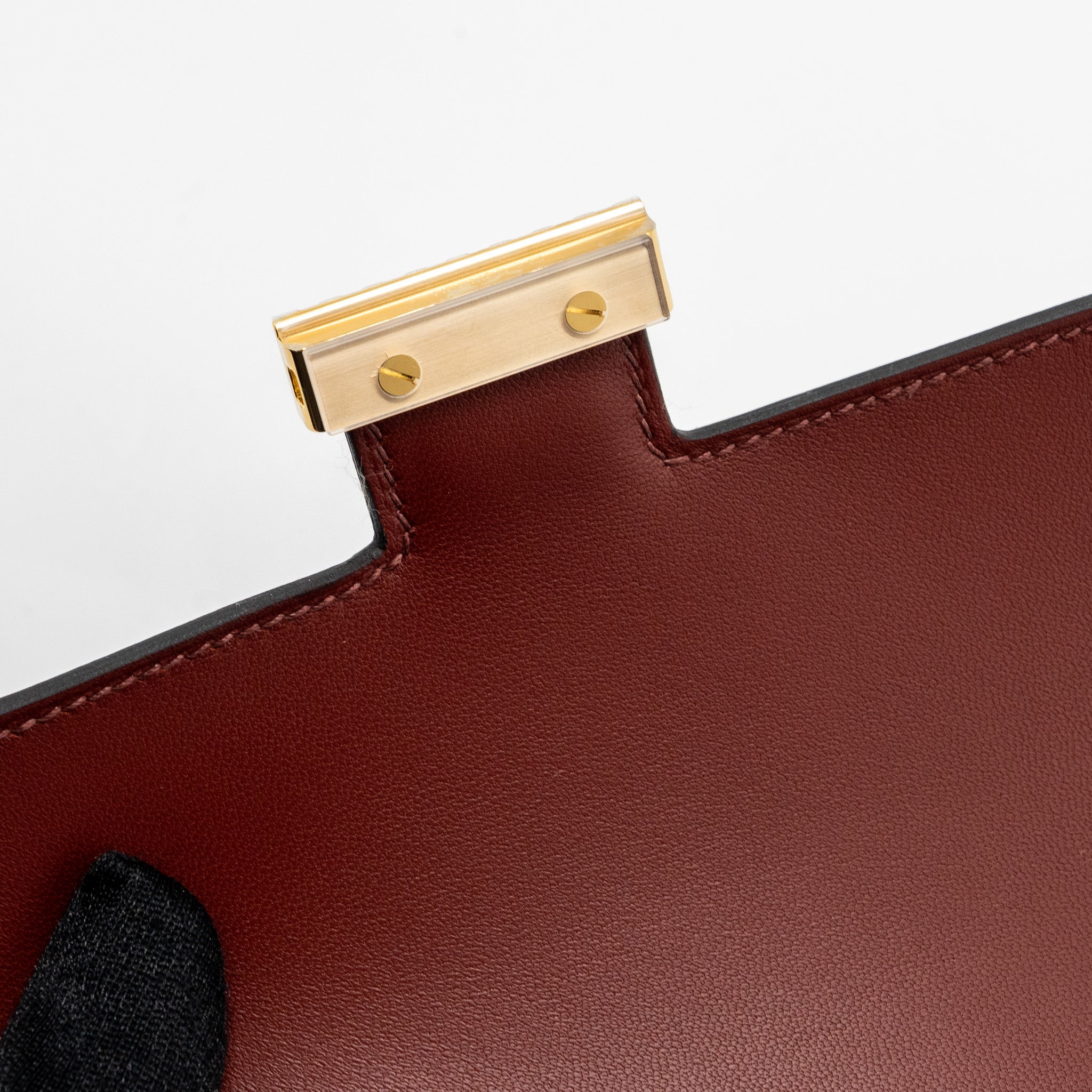 HERMES MINI CONSTANCE EVERCOLOUR ROUGE H GHW
