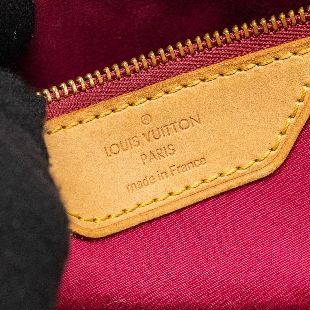 LOUIS VUITTON VERNIS BREA MM BAG MONOGRAM PATENT ROSE INDIAN GHW