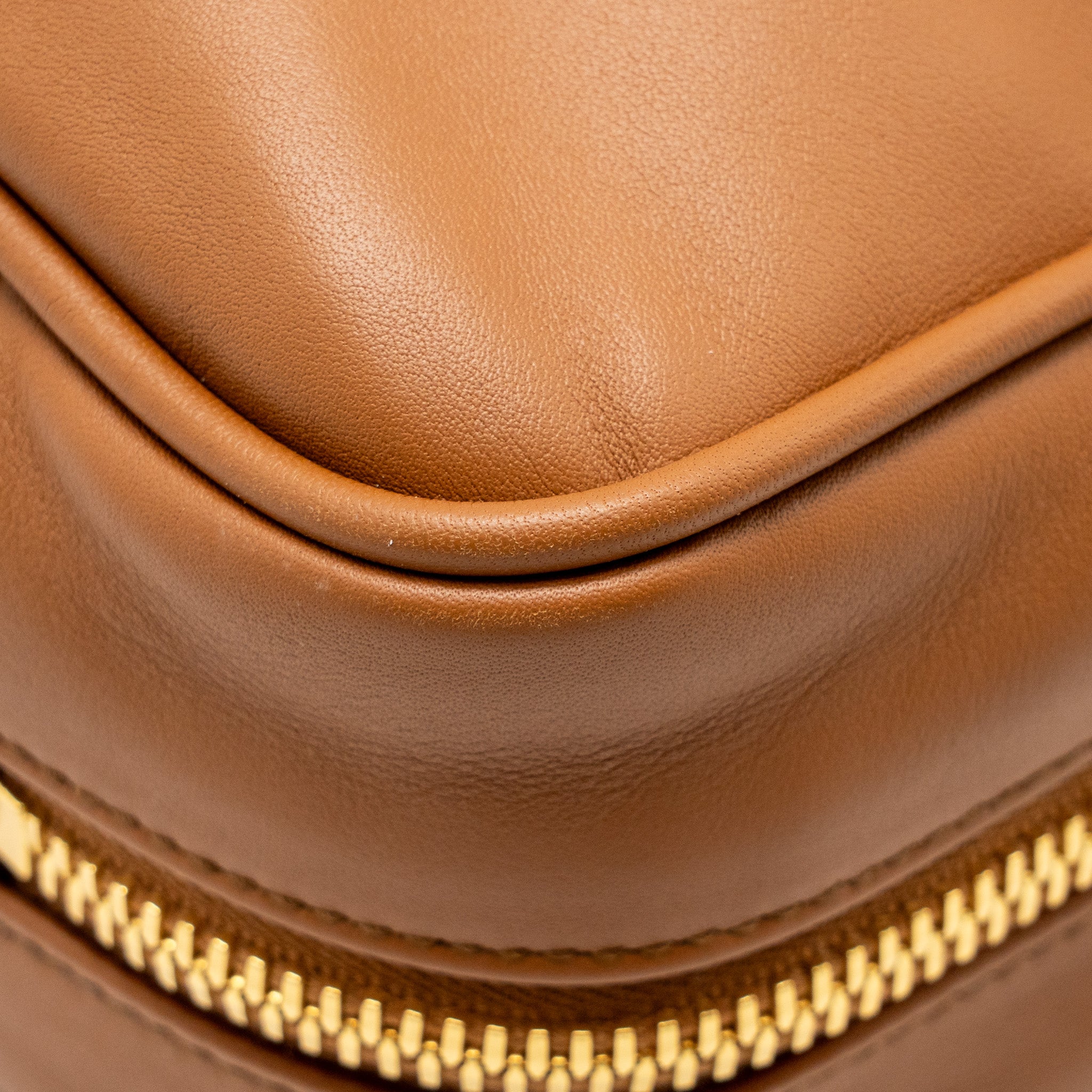 MIU MIU LARGE BEAU BAG CALFSKIN COGNAC GHW