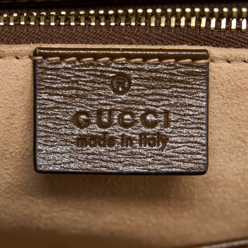 GUCCI HORSEBIT 1955 BAG GG SUPREME CANVAS GHW