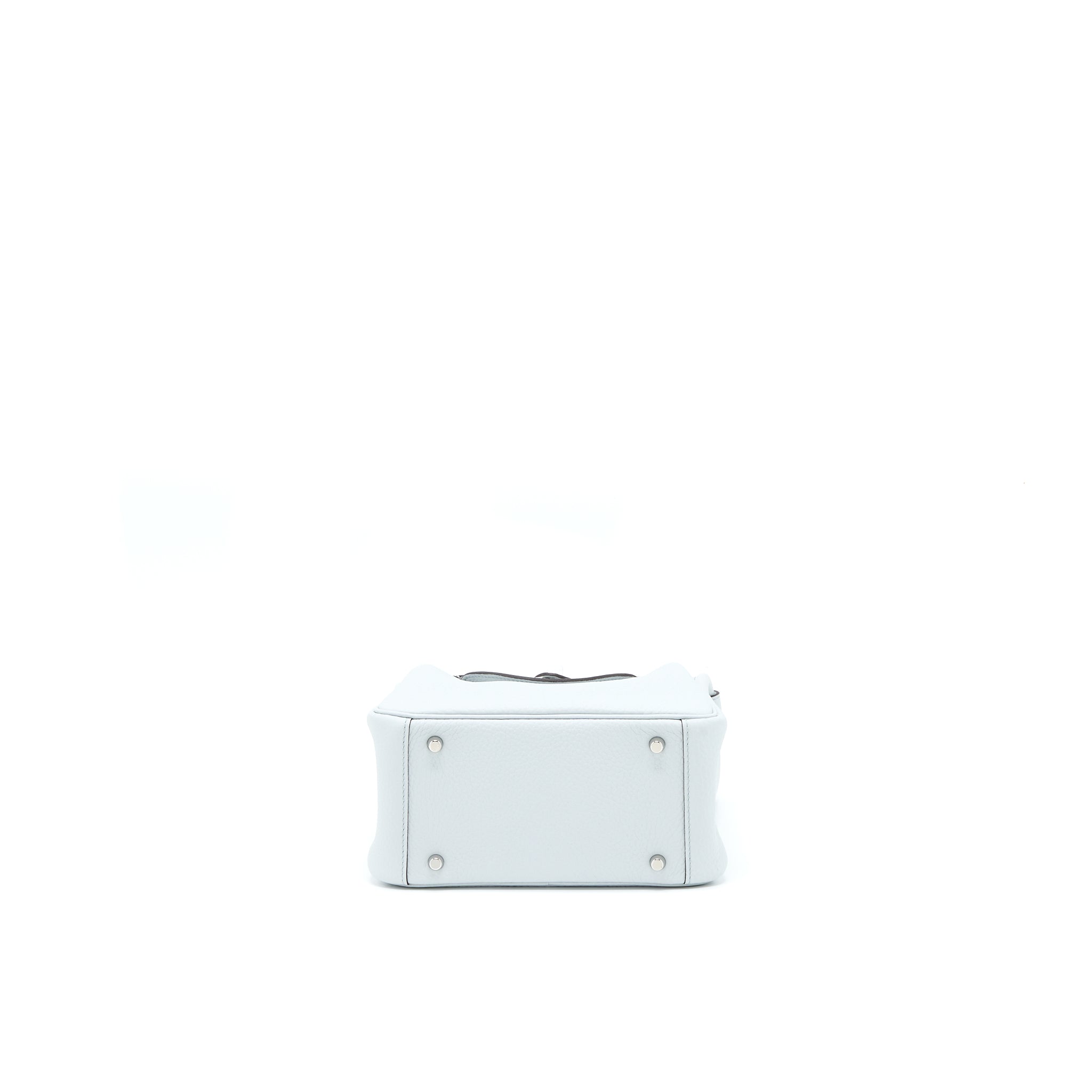 HERMES MINI LINDY CLEMENCE BLUE PALE SHW