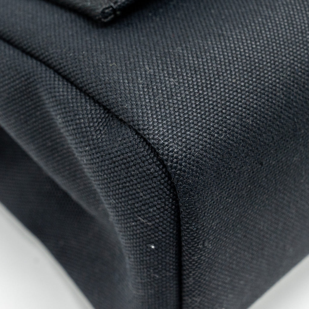 HERMES HERBAG 31 ZIP BAG CANVAS/HUNTER BLACK SHW