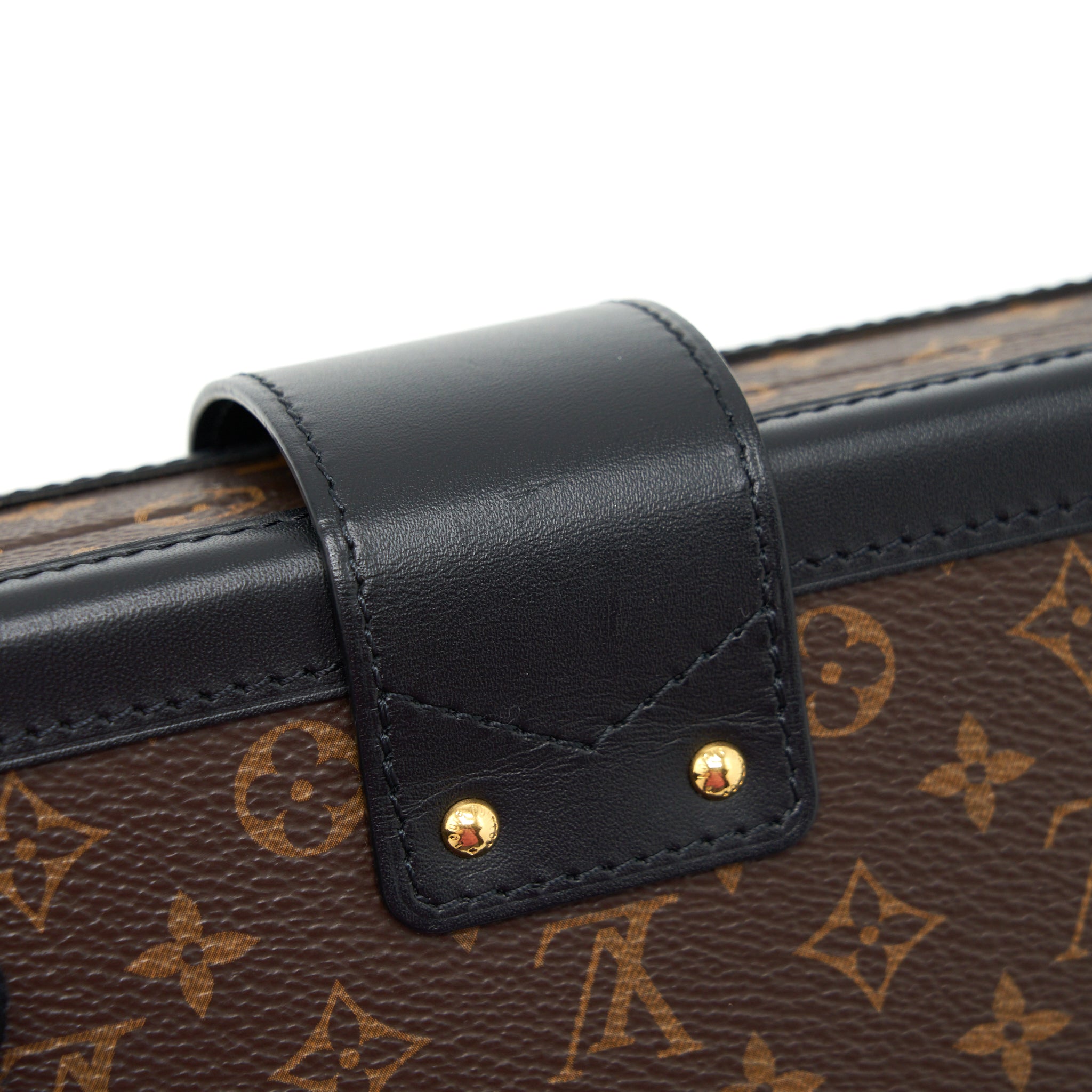 LOUIS VUITTON PETITE MALLE MONOGRAM CANVAS AND LEATHER GHW