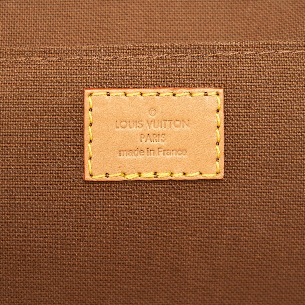 LOUIS VUITTON PETIT SAC PLAT MONOGRAM CANVAS
