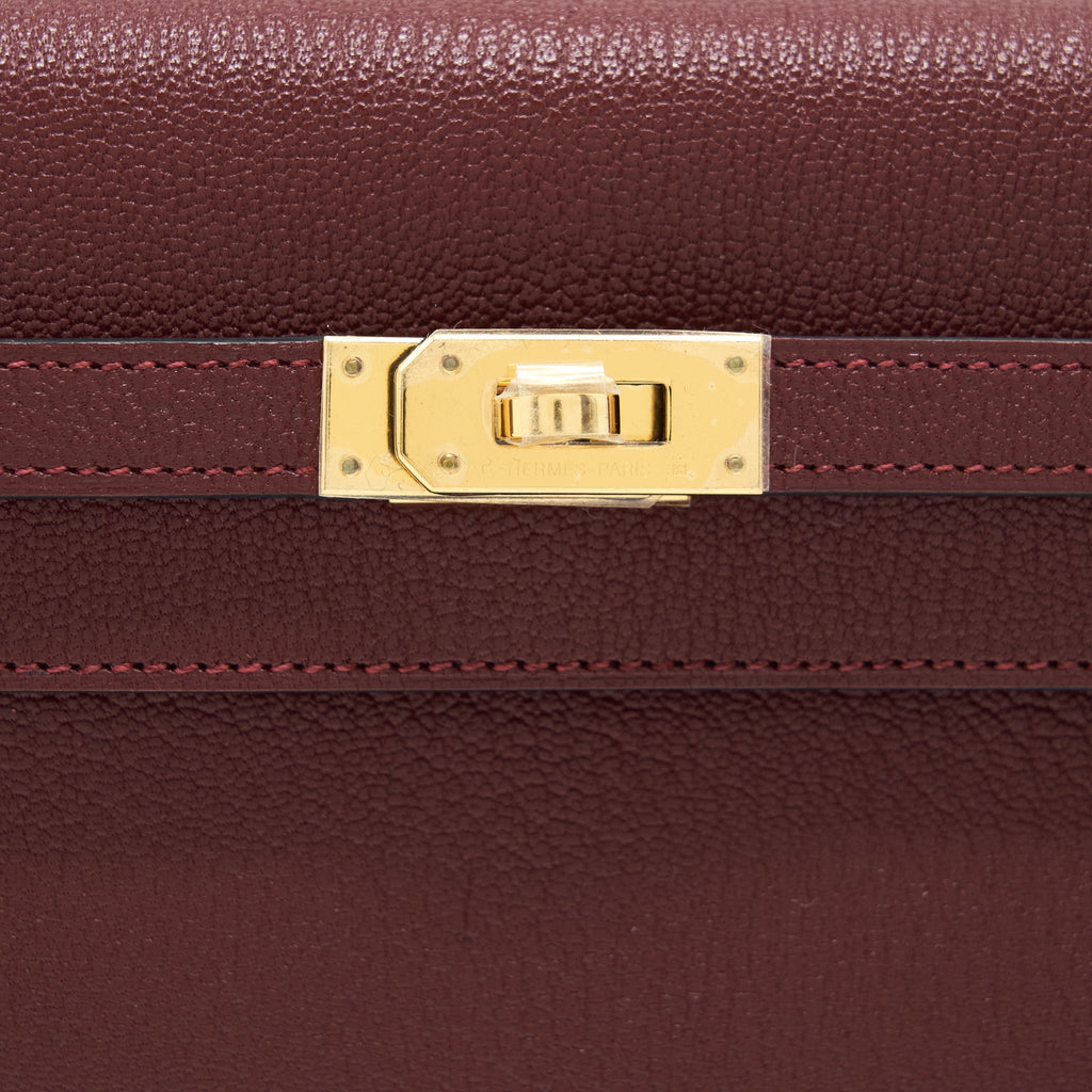 HERMES KELLY TO GO CHEVRON MYSORE 55 ROUGE H GHW