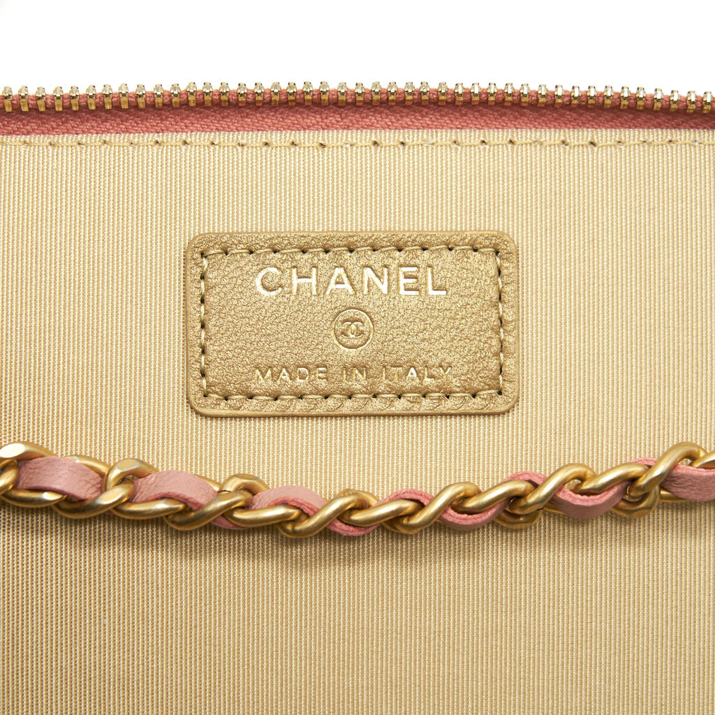 CHANEL 21B DARK PINK PEARL CRUSH RECTANGULAR VANITY