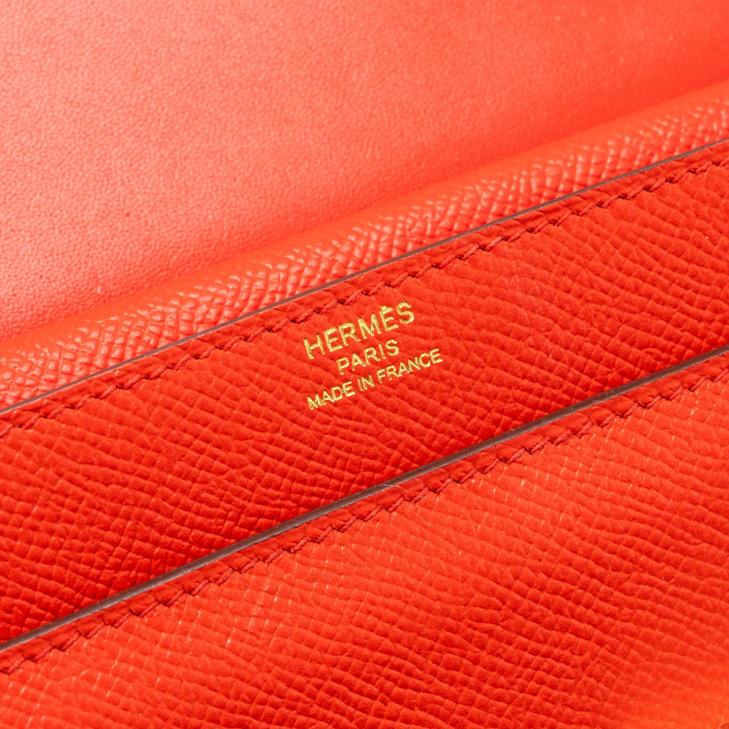 HERMES VERROU 21 EPSOM S3 ROUGE DE COEUR LGHW