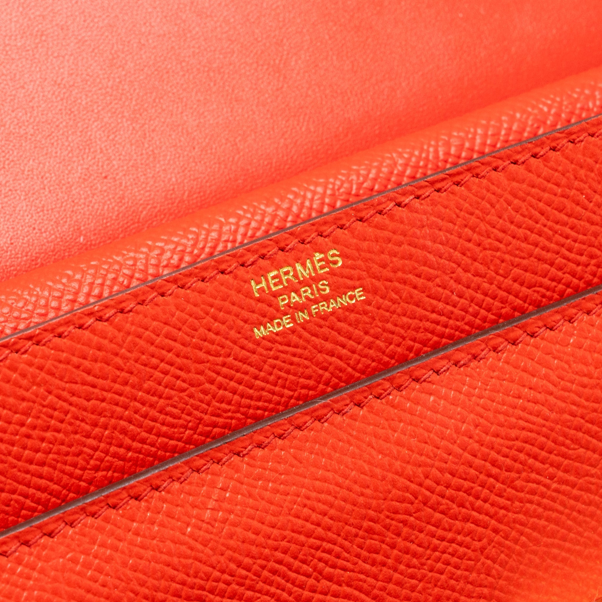 HERMES VERROU 21 EPSOM S3 ROUGE DE COEUR LGHW