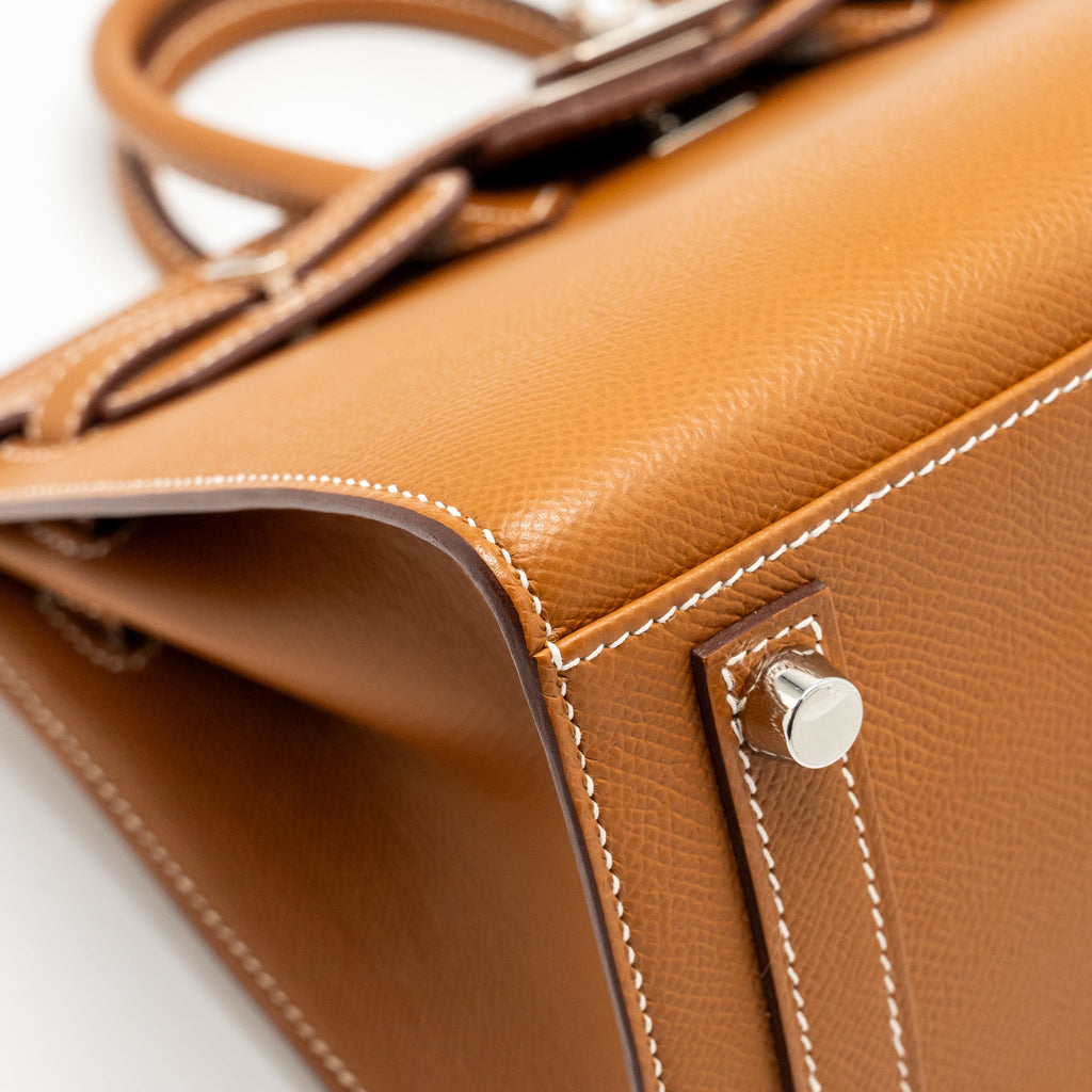 HERMES BIRKIN 25 SELLIER EPSOM GOLD SHW