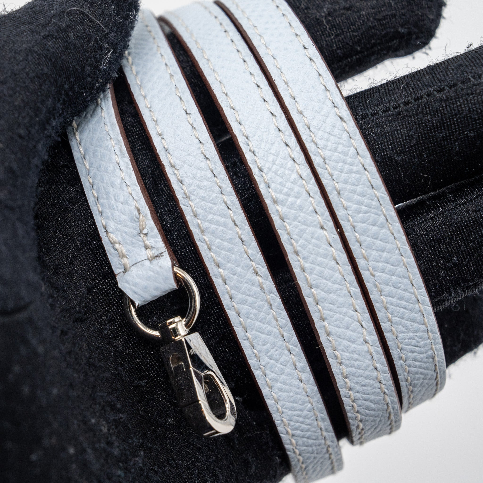 HERMES MINI KELLY II EPSOM BLUE BRUME SHW