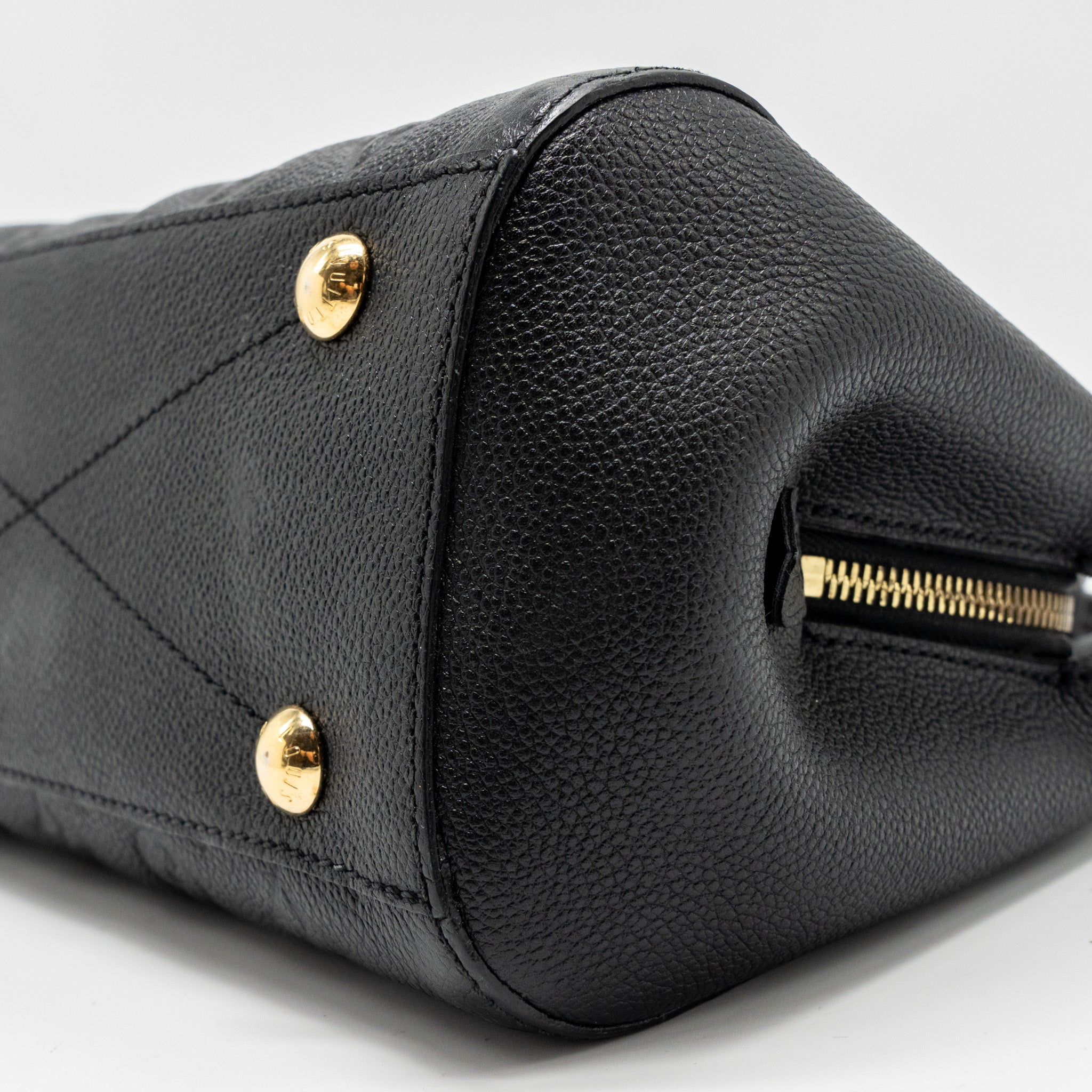 LOUIS VUITTON MONTAIGNE BB MONOGRAM EMPREINTE BLACK GHW