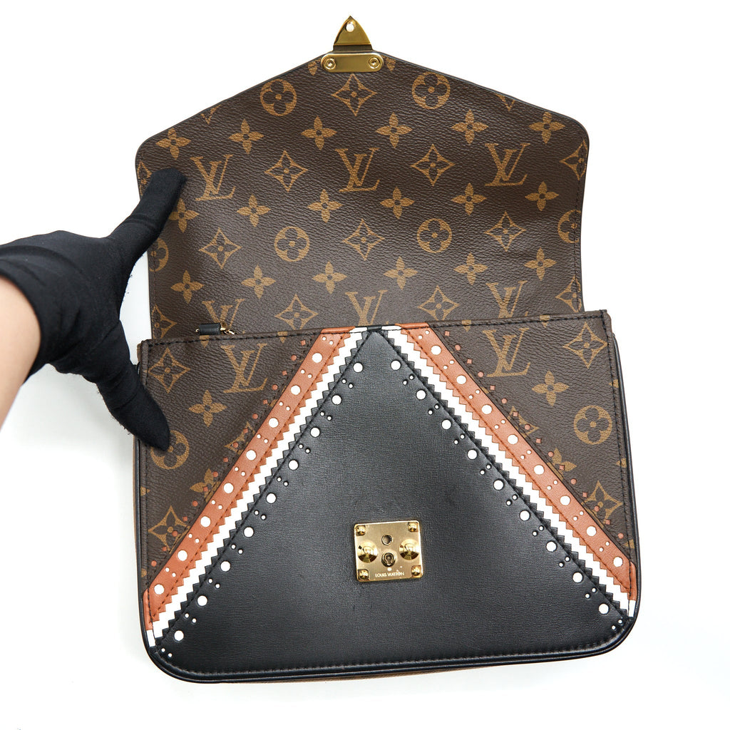 LOUIS VUITTON POCHETTE MÉTIS LIMITED EDITION BROGUE GHW