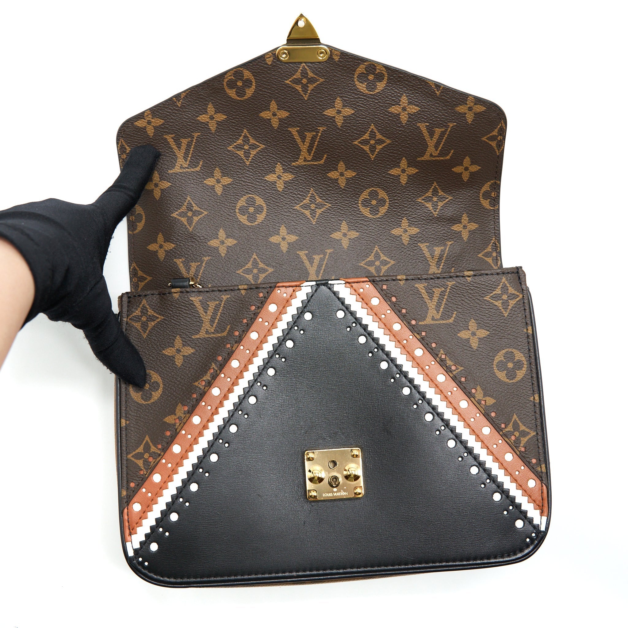 LOUIS VUITTON POCHETTE MÉTIS LIMITED EDITION BROGUE GHW