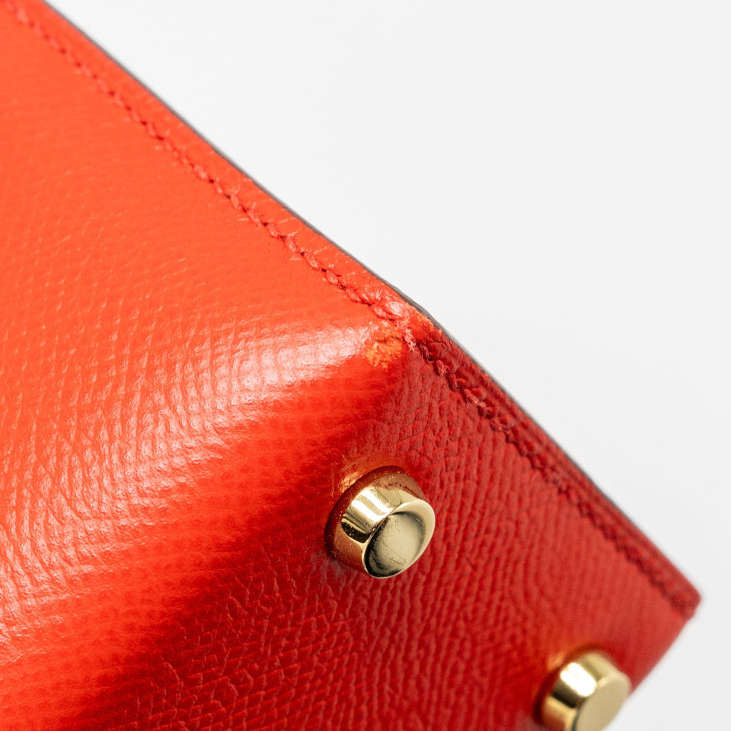 HERMES VERROU 21 EPSOM S3 ROUGE DE COEUR LGHW