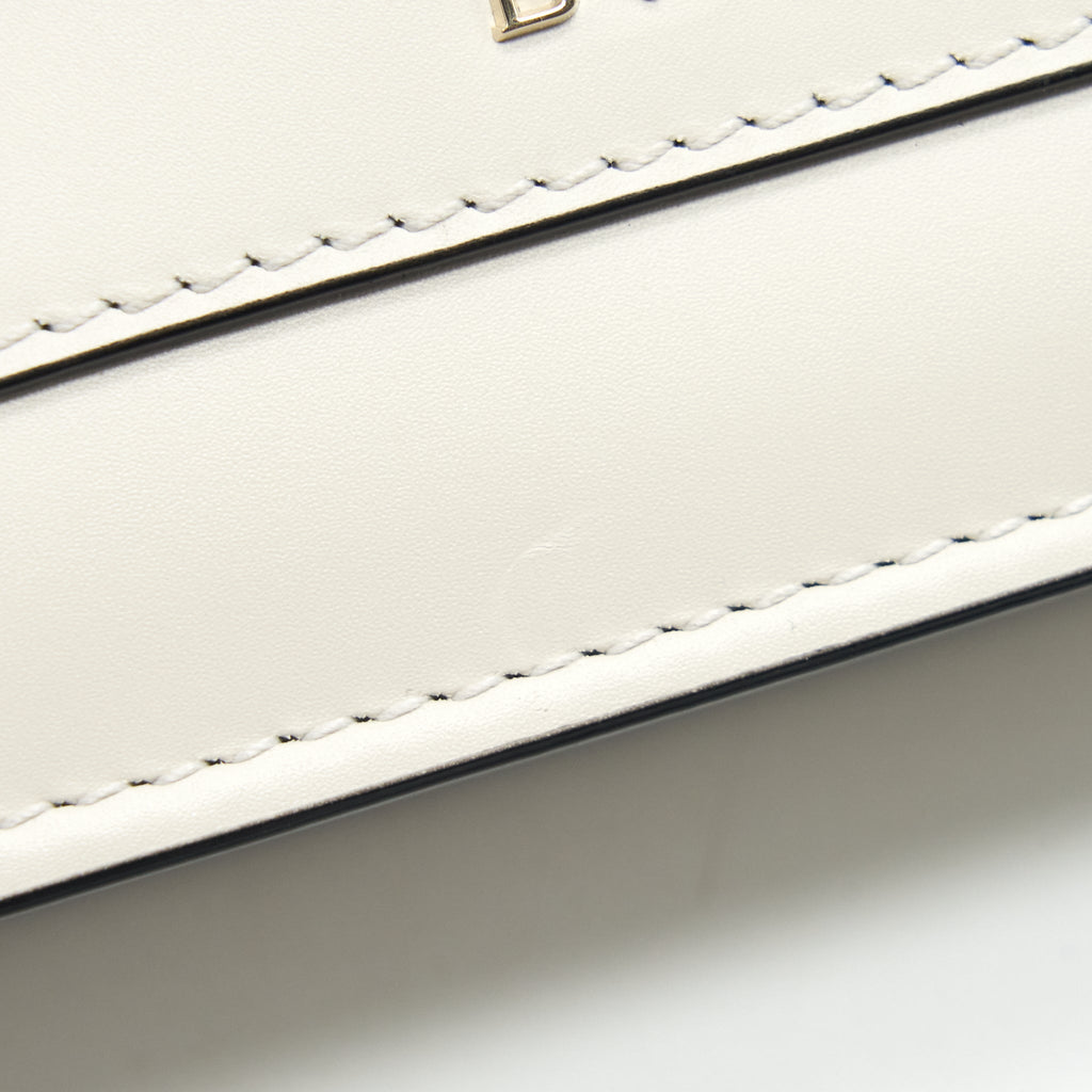 BVLGARI SERPENTI CROSS BODY BAG WHITE