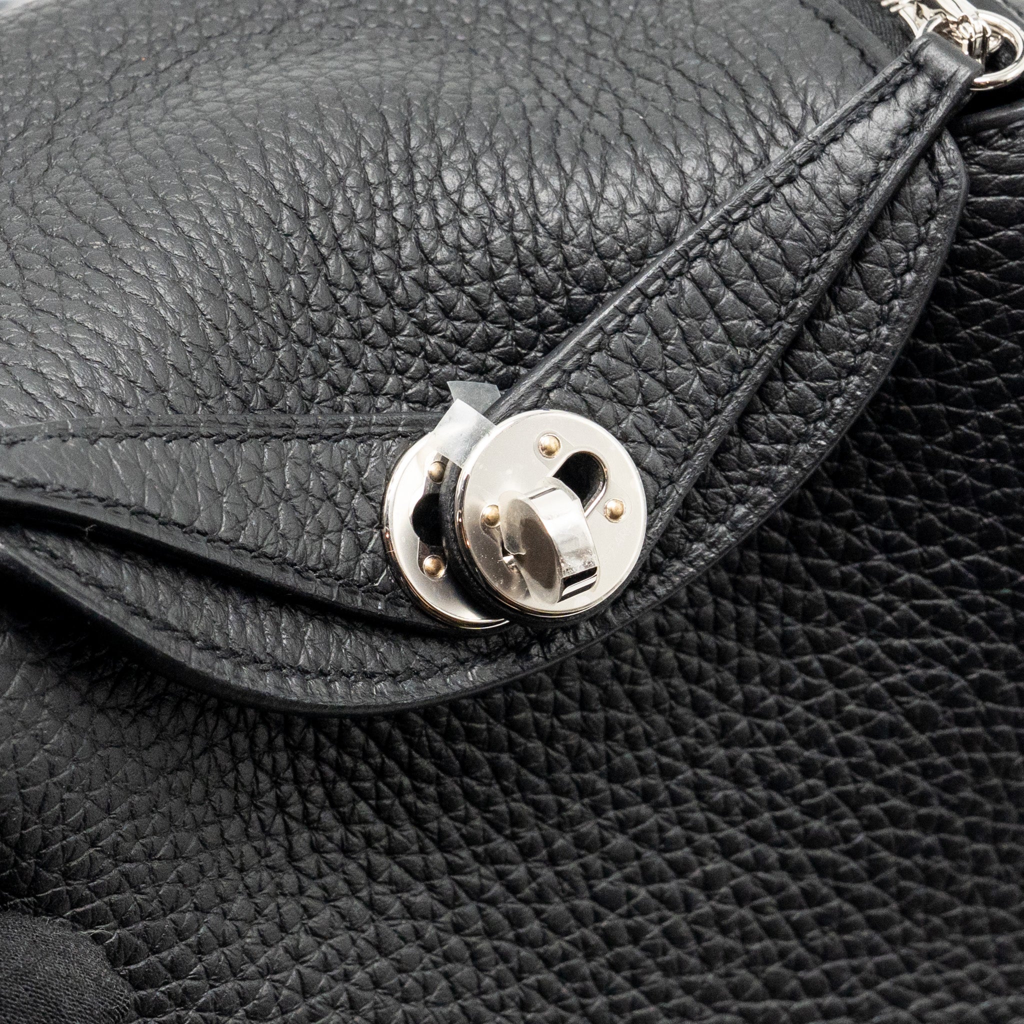 HERMES MINI LINDY II CLEMENCE BLACK SHW