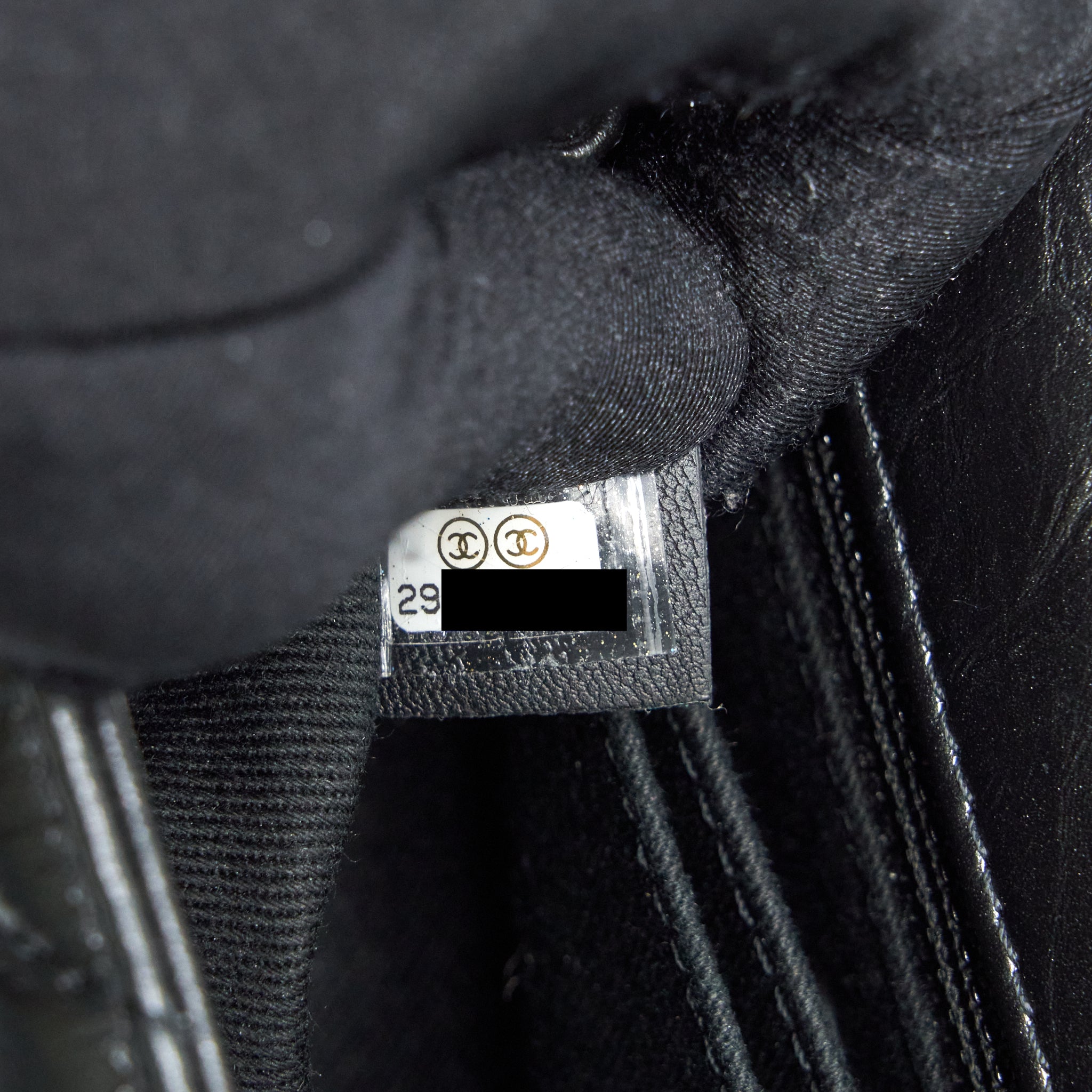 CHANEL SMALL COCO HANDLE AGED CALFSKIN SO BLACK WITH BLACK HARDWARE
