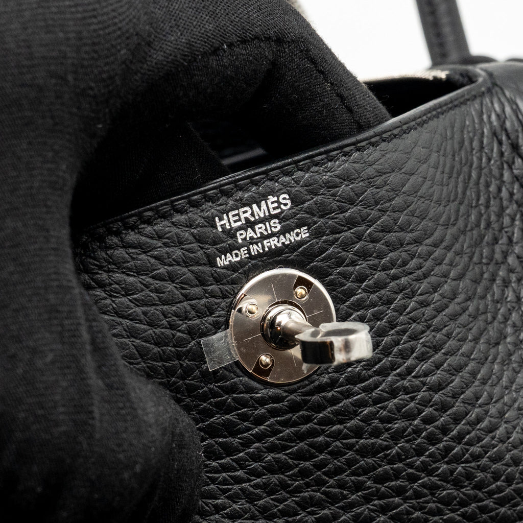 HERMES MINI LINDY II CLEMENCE BLACK SHW