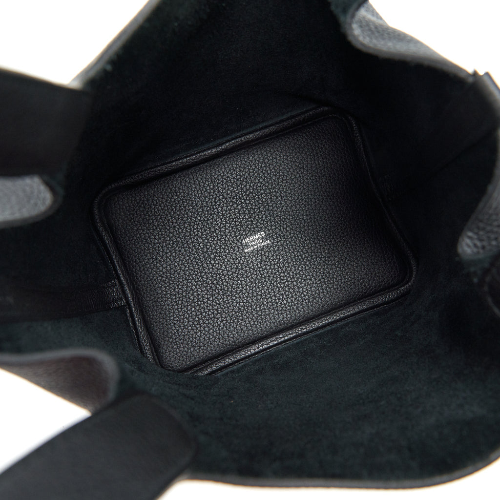 HERMES PICOTIN 18 BLACK SHW