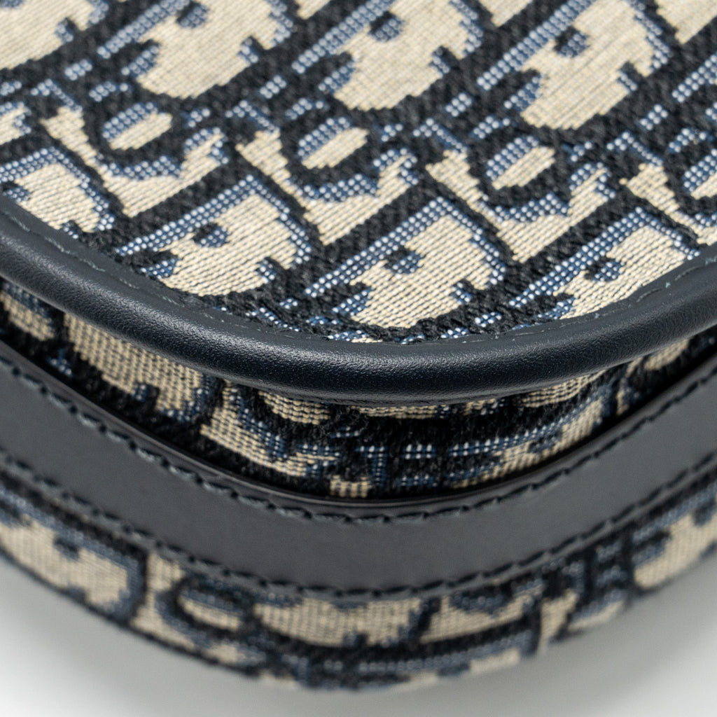 DIOR MEDIUM BOBBY BAG BLUE DIOR OBLIQUE JACQUARD GHW