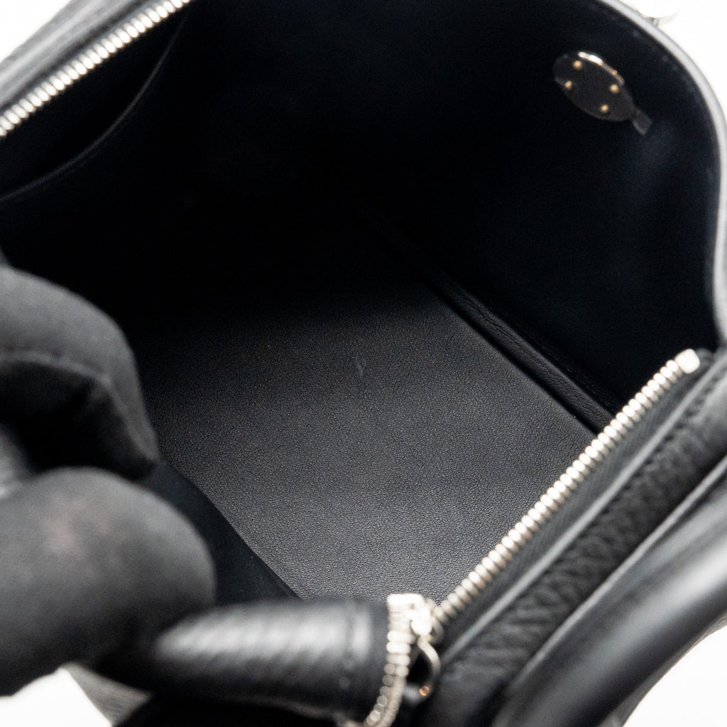 HERMES MINI LINDY II CLEMENCE BLACK SHW