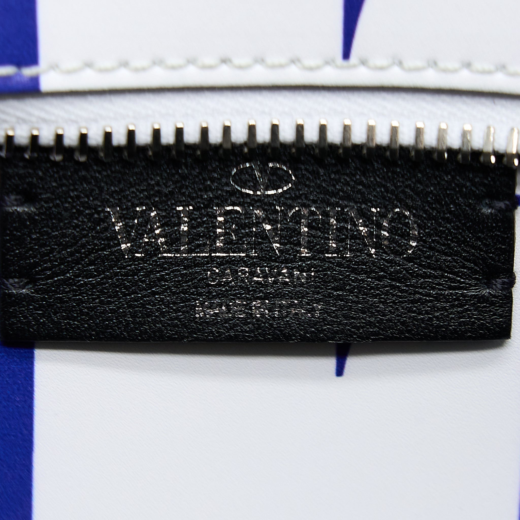VALENTINO VLTN PRINT BELT BAG CALFSKIN WHITE/ MULTICOLOURED SHW